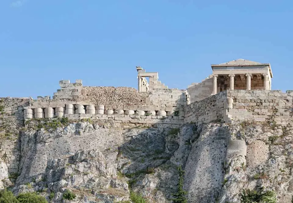 Discover ruins of an ancient Greek kingdom in which 'Antigone' is set.