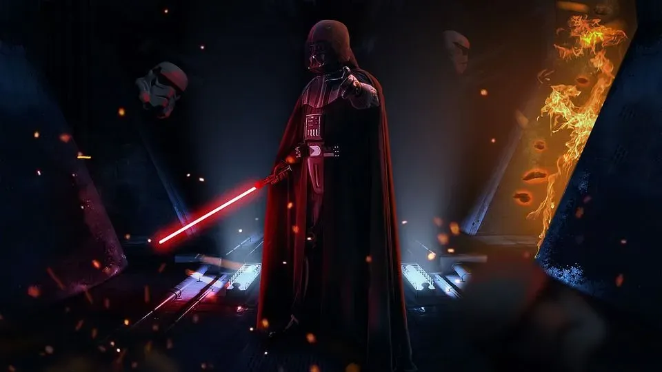Darth Vader, Luke Skywalker's father and the main antagonist feature in 'Star Wars'.