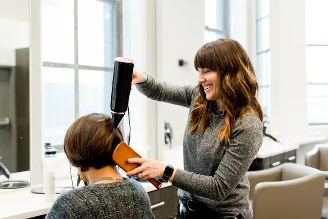 Funny hair captions for social media make clients happy.