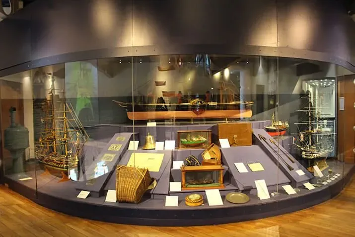 Artefacts on display at the museum.