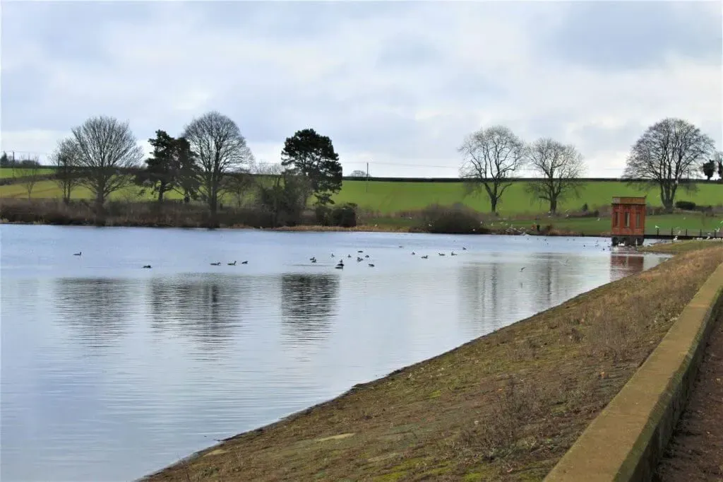 The old reservoir/lake at Sywell Country Park.