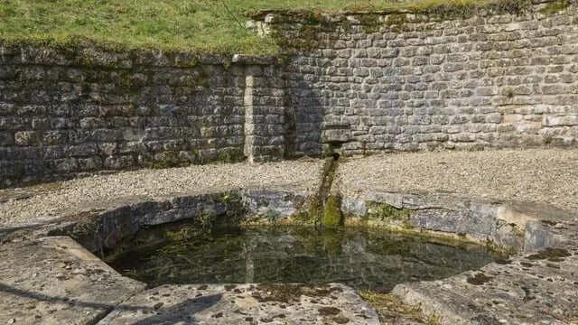 The Nymphaeum water shrine demonstrates the changing religion of the people who lived there. 
