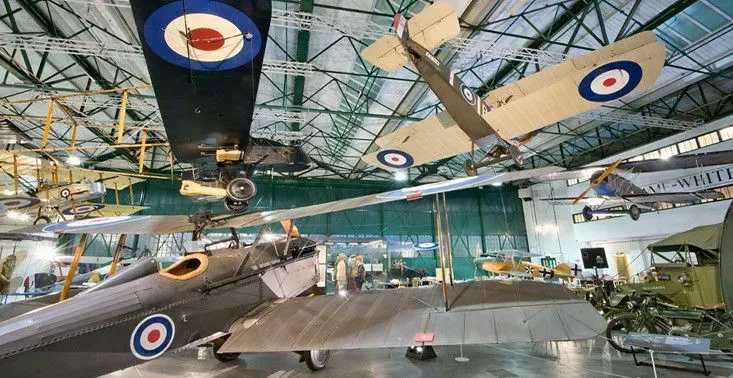 Display of RAF planes.