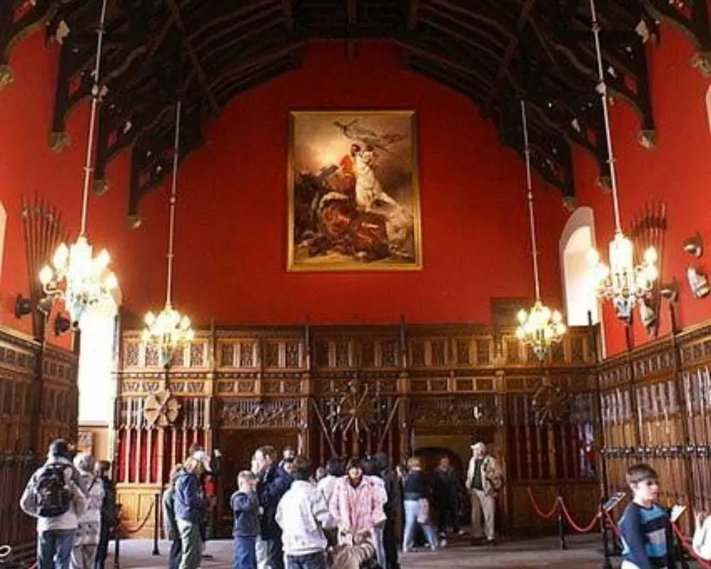 The Great Hall inside Edinburgh Castle.