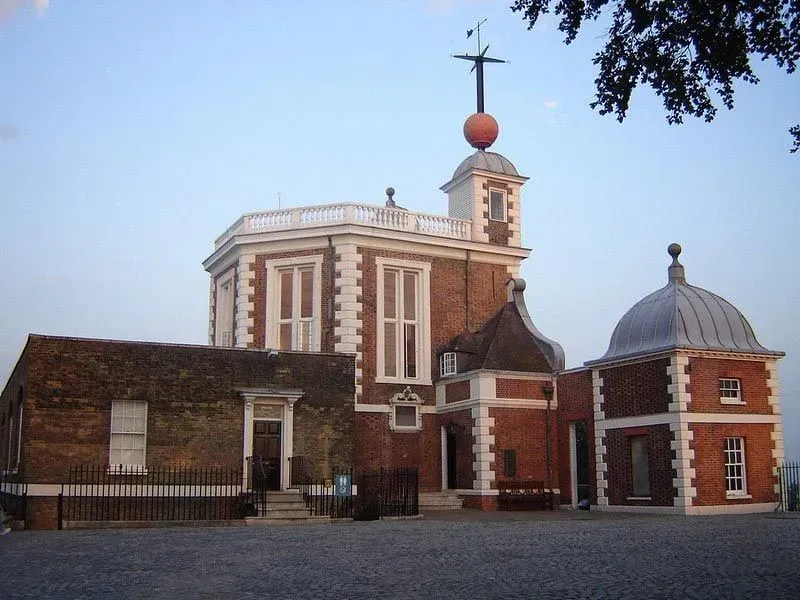 A front view of the Royal Observatory Greenwich.