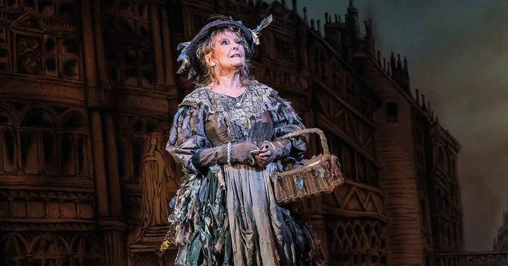 Petula Clark as the Bird Woman in Mary Poppins.