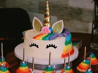 A unicorn is a special type of cake any kid would love.