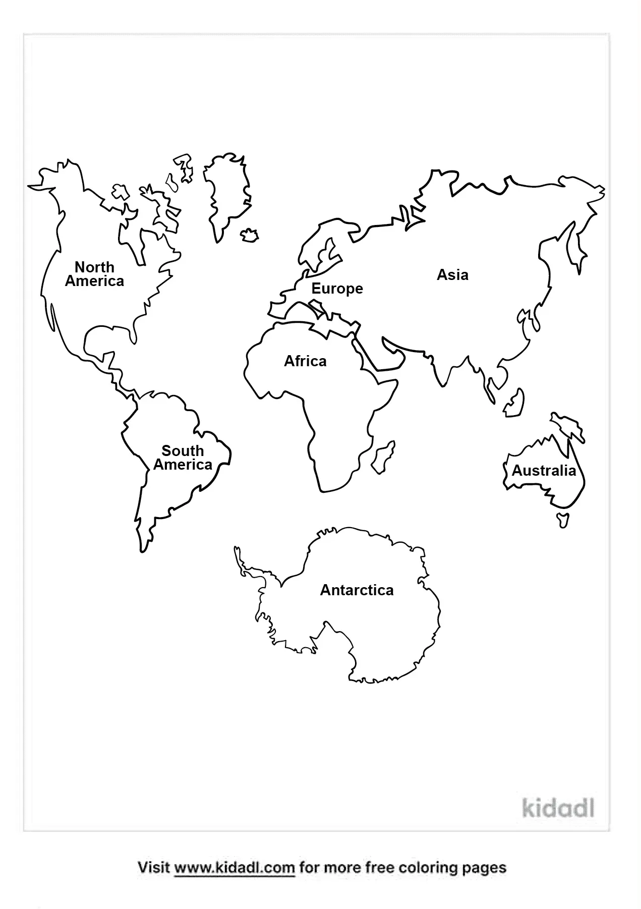 7 Continents Coloring Pages | Free Countries-cultures Coloring Pages ...