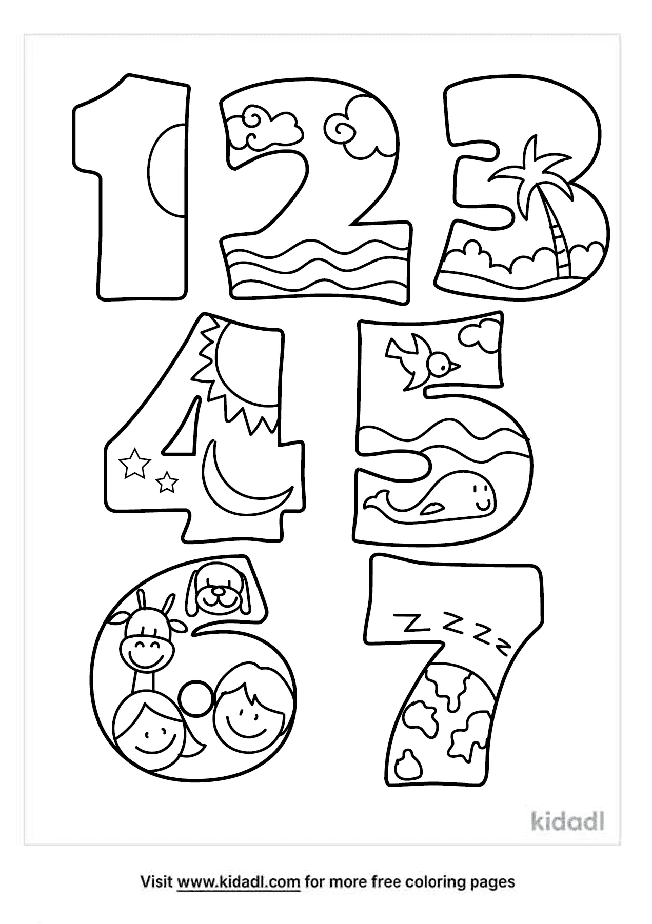 Free Printable 7 Days Of Creation Coloring Pages