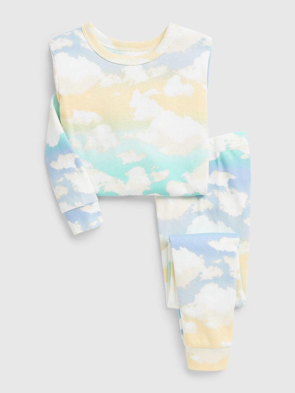 BabyGap 100% Organic Cotton Cloud Print PJ Set.