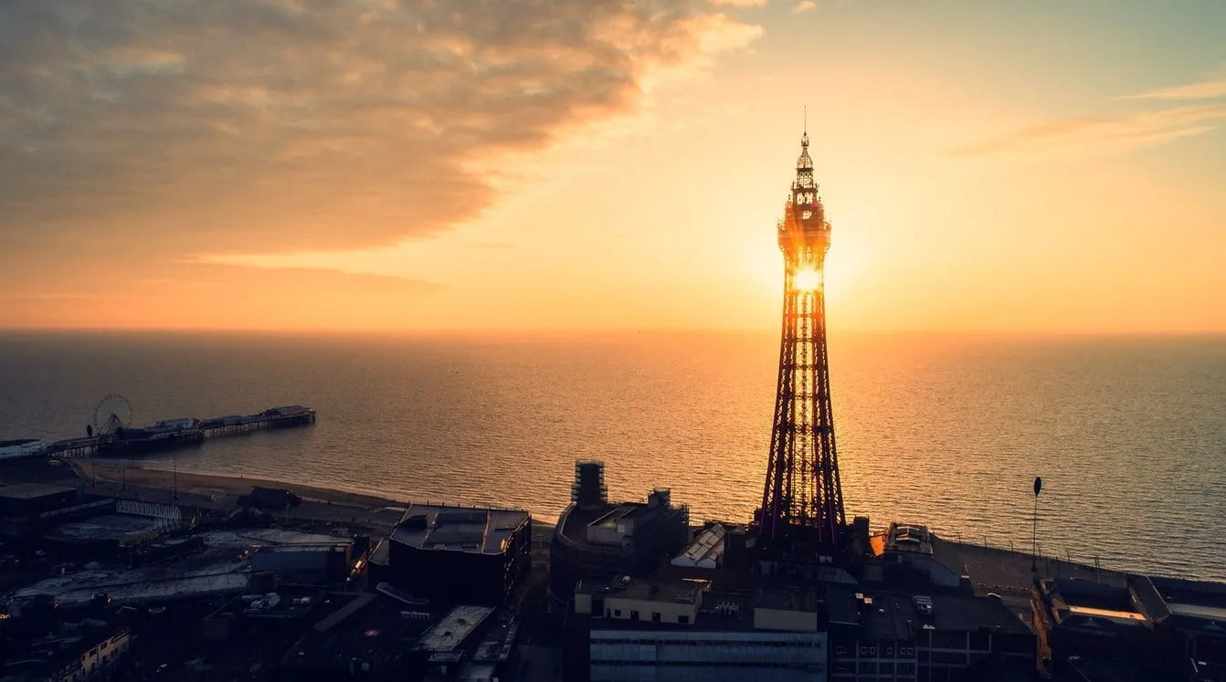 Blackpool Tower is a main attraction of Blackpool.