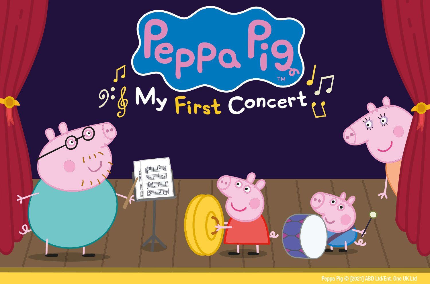 This show is perfect for children as the little piggies can join in with the characters. Buy 'Peppa Pig: My First Concert' tickets.