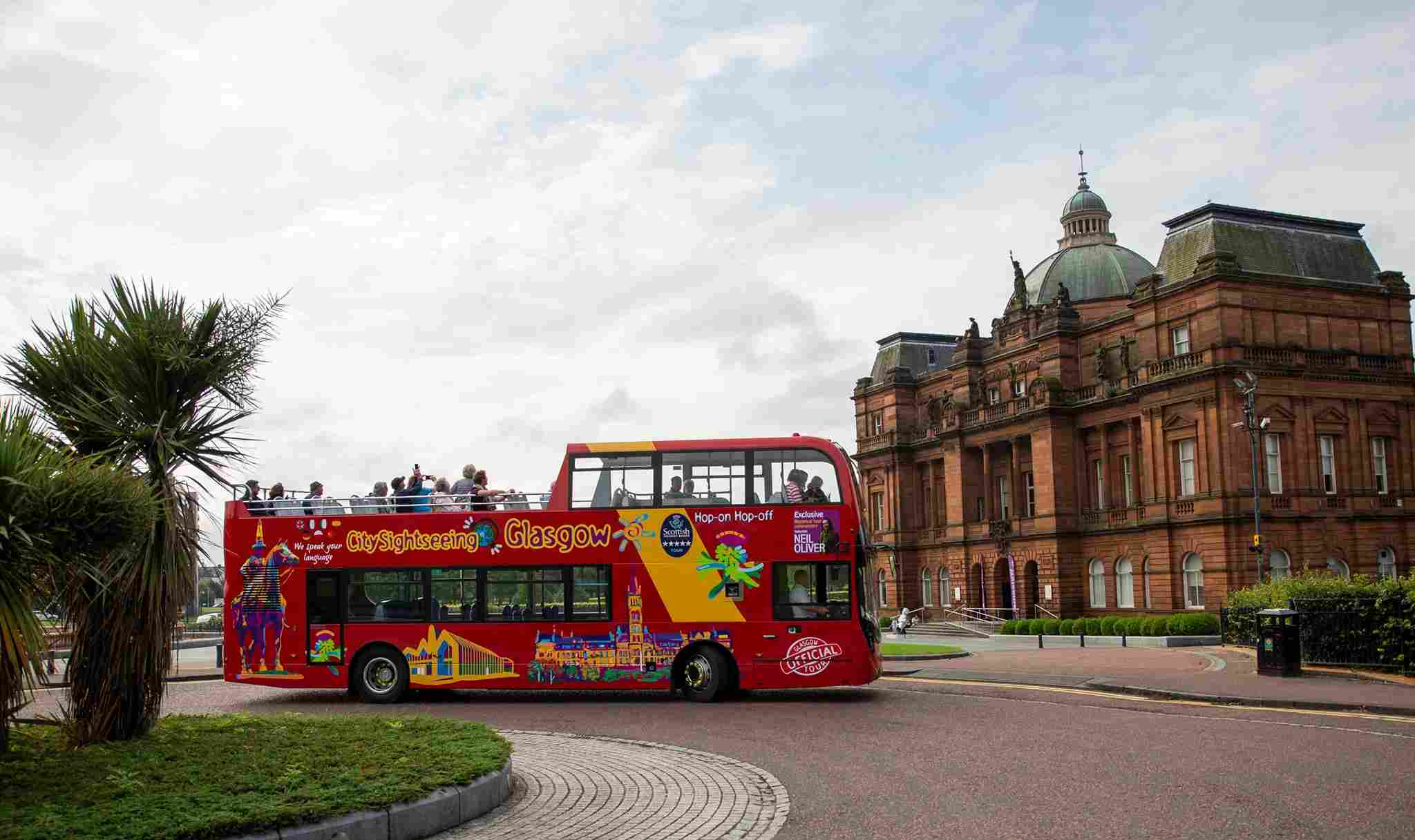 The city has 21 stops and you can choose to get on the bus anywhere and then hop off to explore. Buy Glasgow Bus Tour tickets.