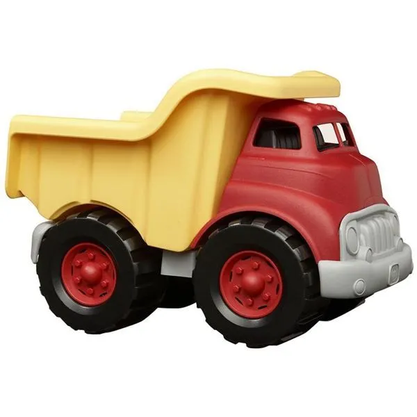 Kids will love this vibrant dump truck with working dumper.