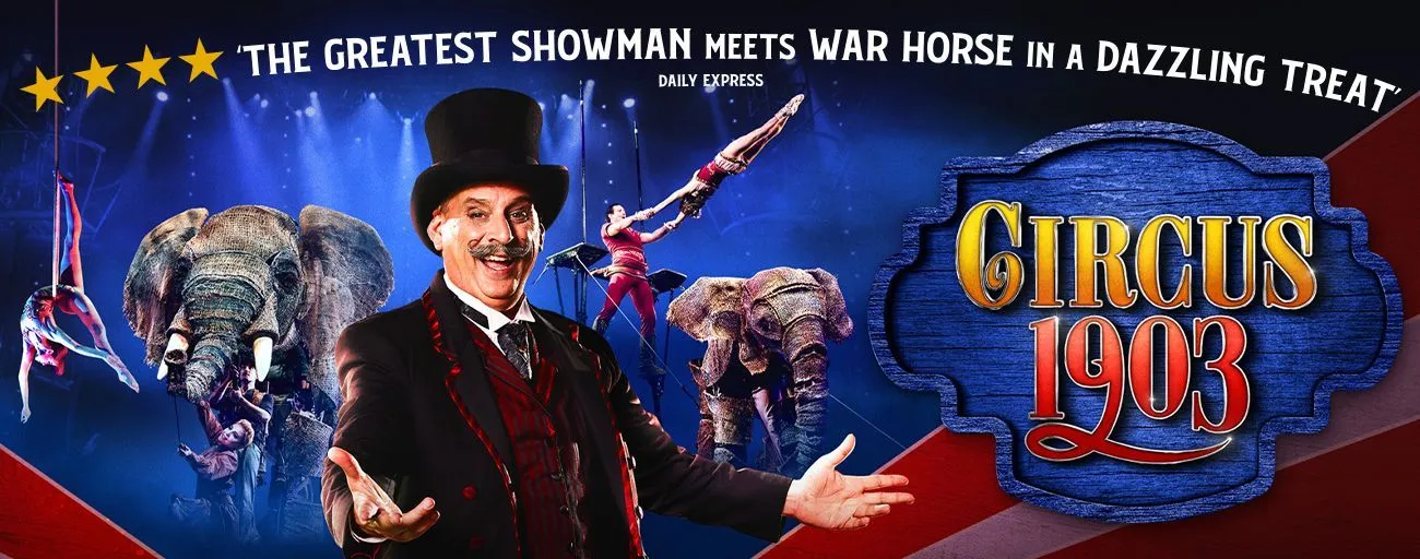 Get your Circus 1903 tickets for the extraordinary puppetry from the team behind War Horse and many other jaw-dropping acts.