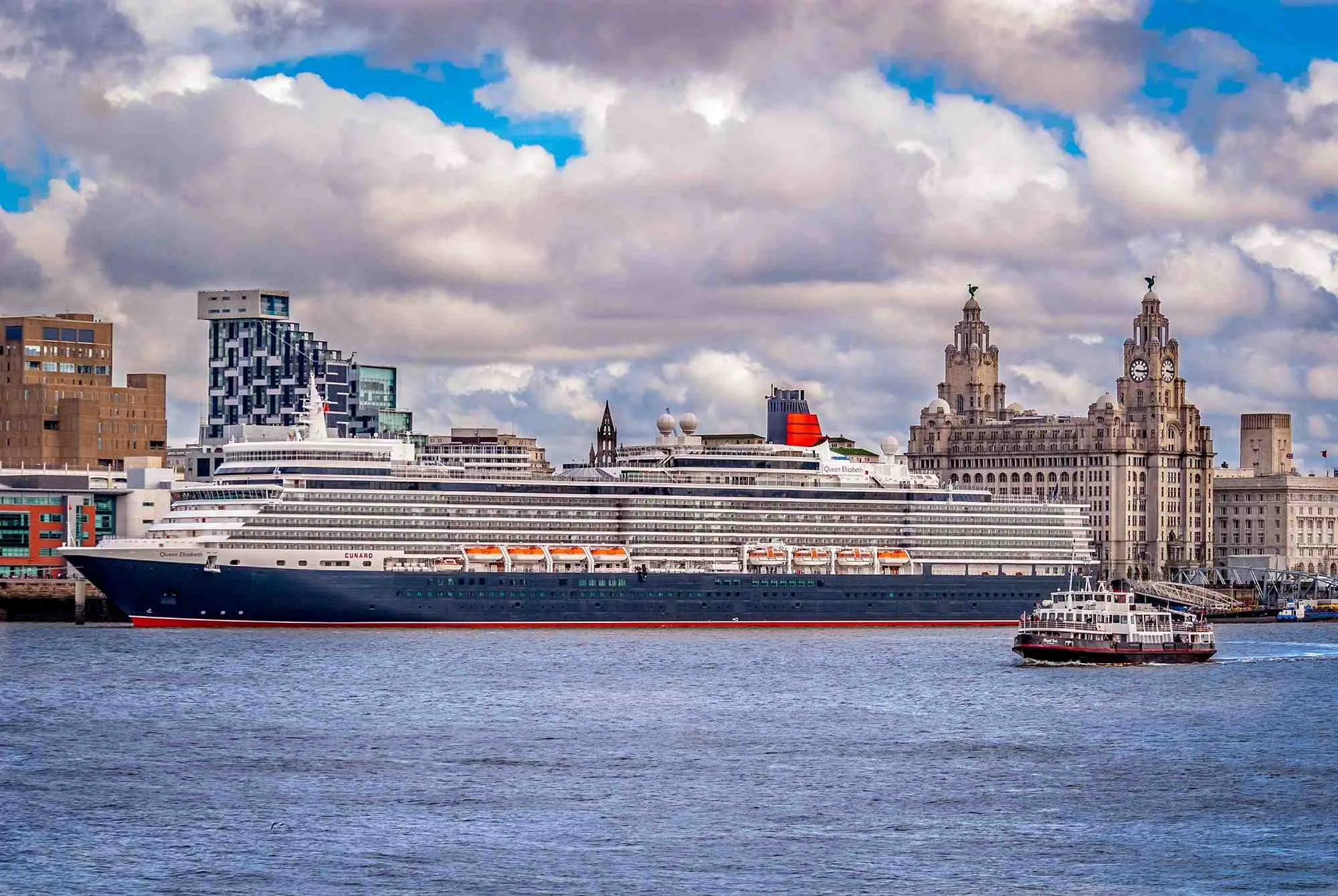 Learn about the history of the waterfront from the audio guide included on the cruise. Get Liverpool River Cruise tickets.
