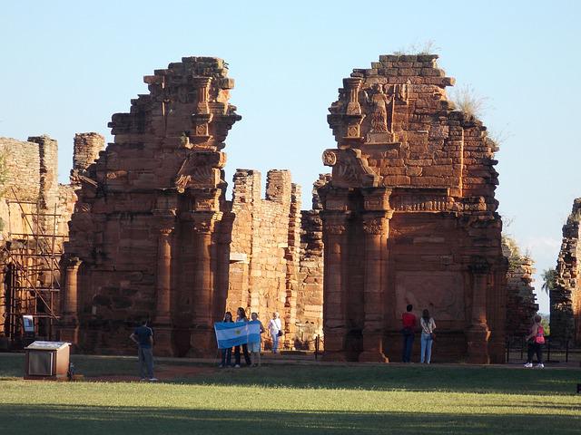 The ruins of the Jesuits churches in Bolivia are a UNESCO's World Heritage Site.