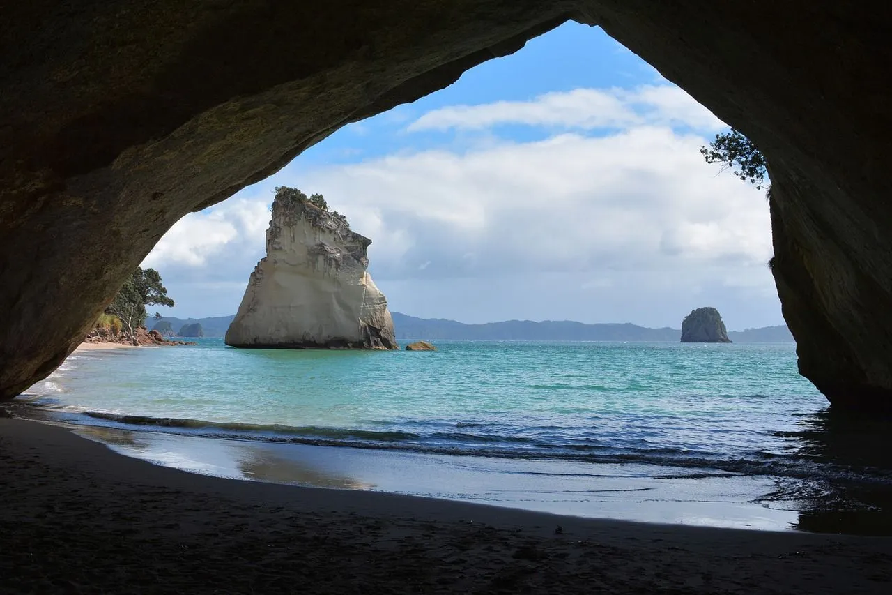 Cathedral Cove is one of the most breathtaking places on the island, and is a must-visit for all tourists.