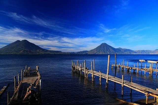 Lake Atitlan is the deepest lake in Guatemala.