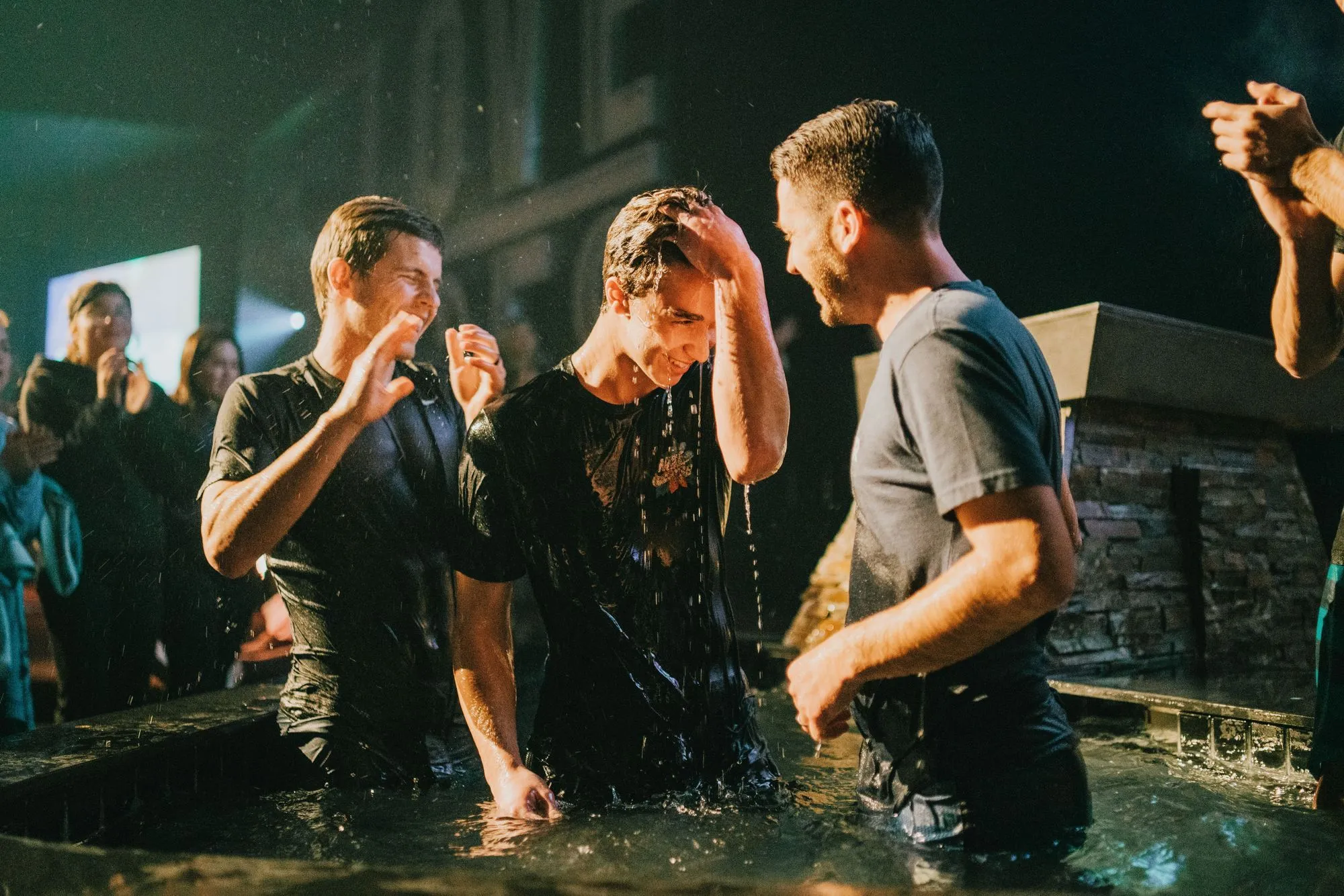 People baptize themselves under god's faith, teaching, and the holy spirit.