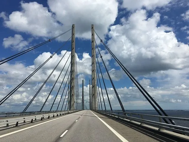 The Oresund Bridge was designed by Ove Arup and partners' Klaus Falbe Hansen and Jorgen Nissen, and Georg Rotne and Niels Gimsing.