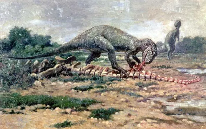 Learn about carnivorous Theropoda through Kaijiangosaurus fossil representation.