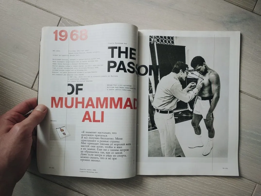Muhammad Ali won the Olympics gold medal in the light heavyweight division at age 18.