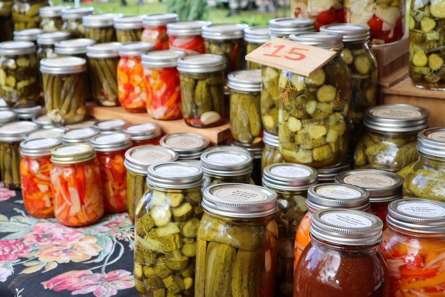 National Pickle Day is for eating pickles and sharing homemade pickles in a mason jar with others.