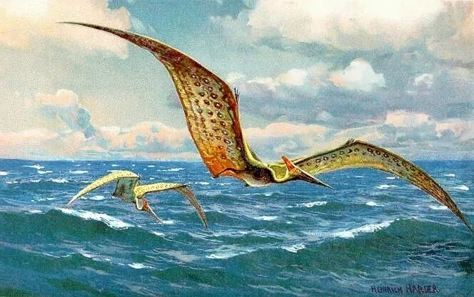 The Ludodactylus is a flying reptile.