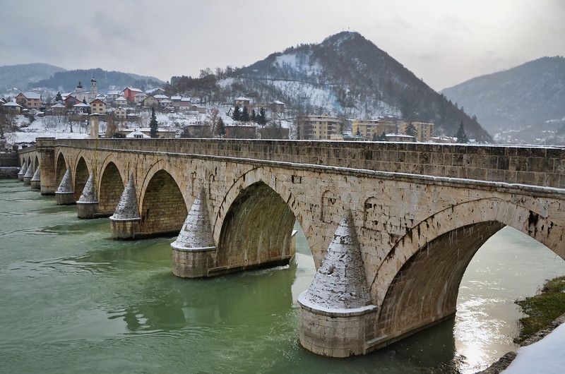 The Mehmed Paša Sokolovic Bridge was designated a UNESCO World Heritage Site in 2007.