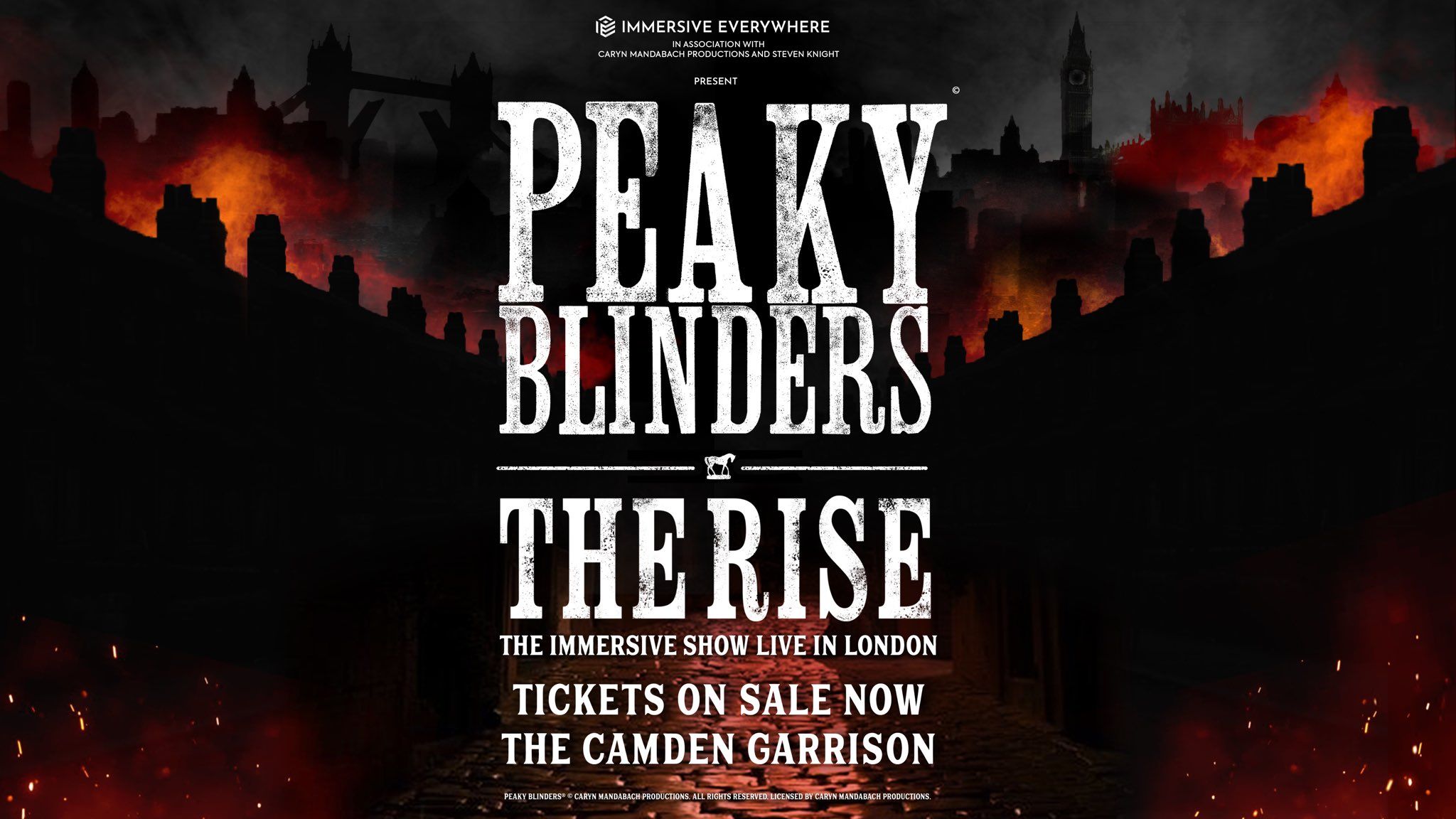 The Shelbys have got their new headquarters to campaign for London's acquisition. Get Peaky Blinders: The Rise tickets now.
