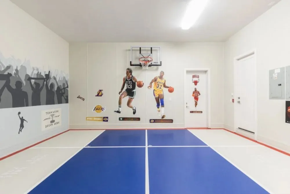 Play a game of basketball in your vacation rental.