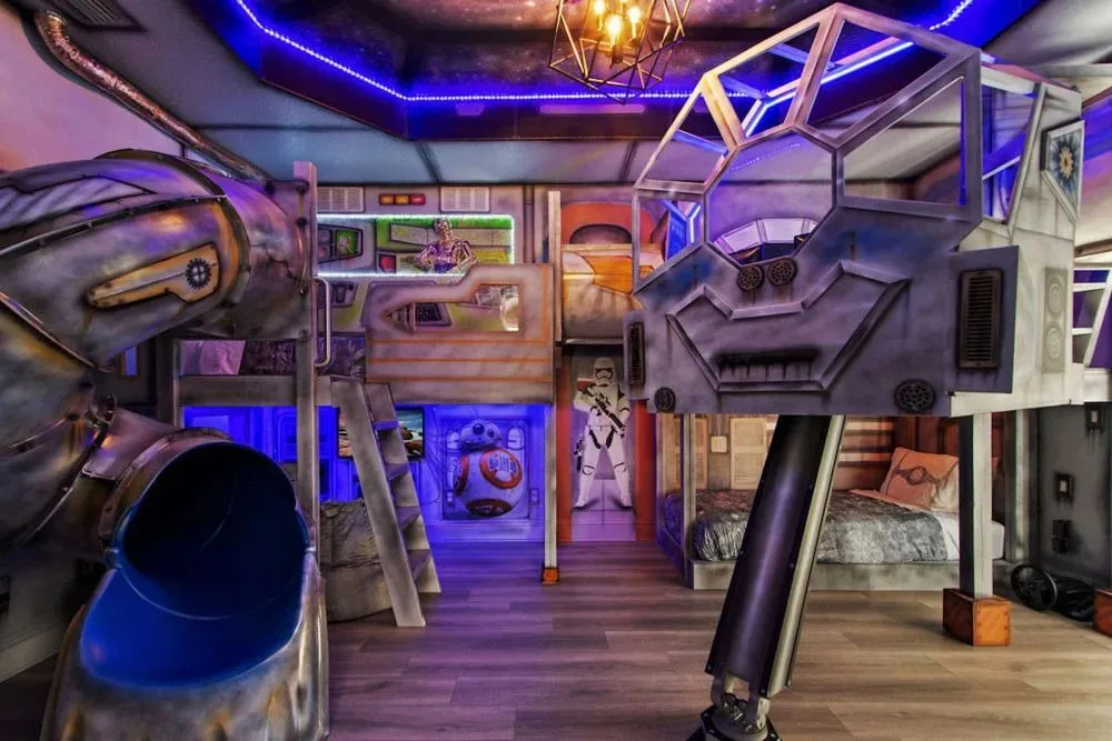 Board the Millennium Falcon at this Orlando vacation home.