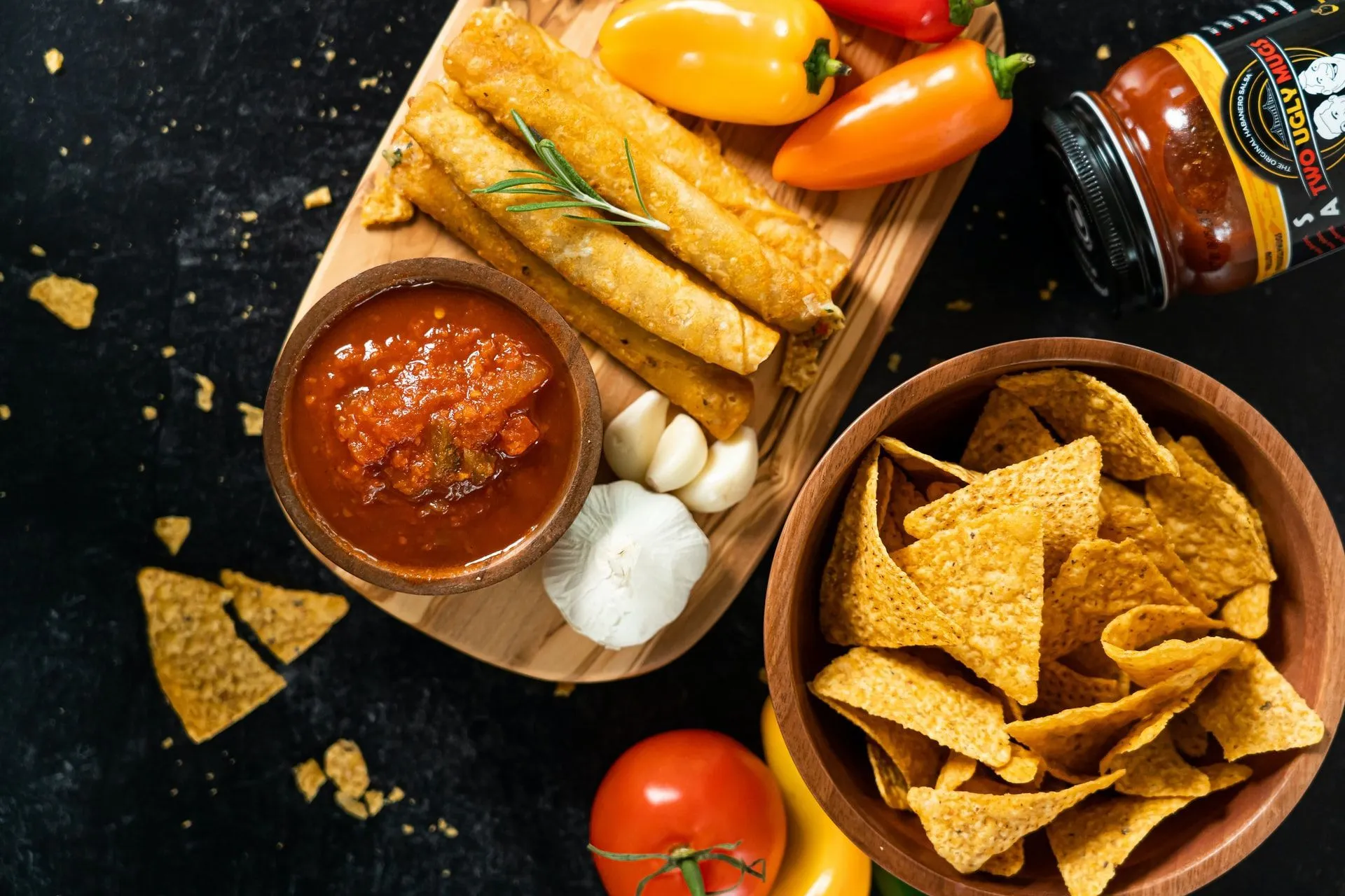 This crunchy triangle pairs well with dips and salsa.