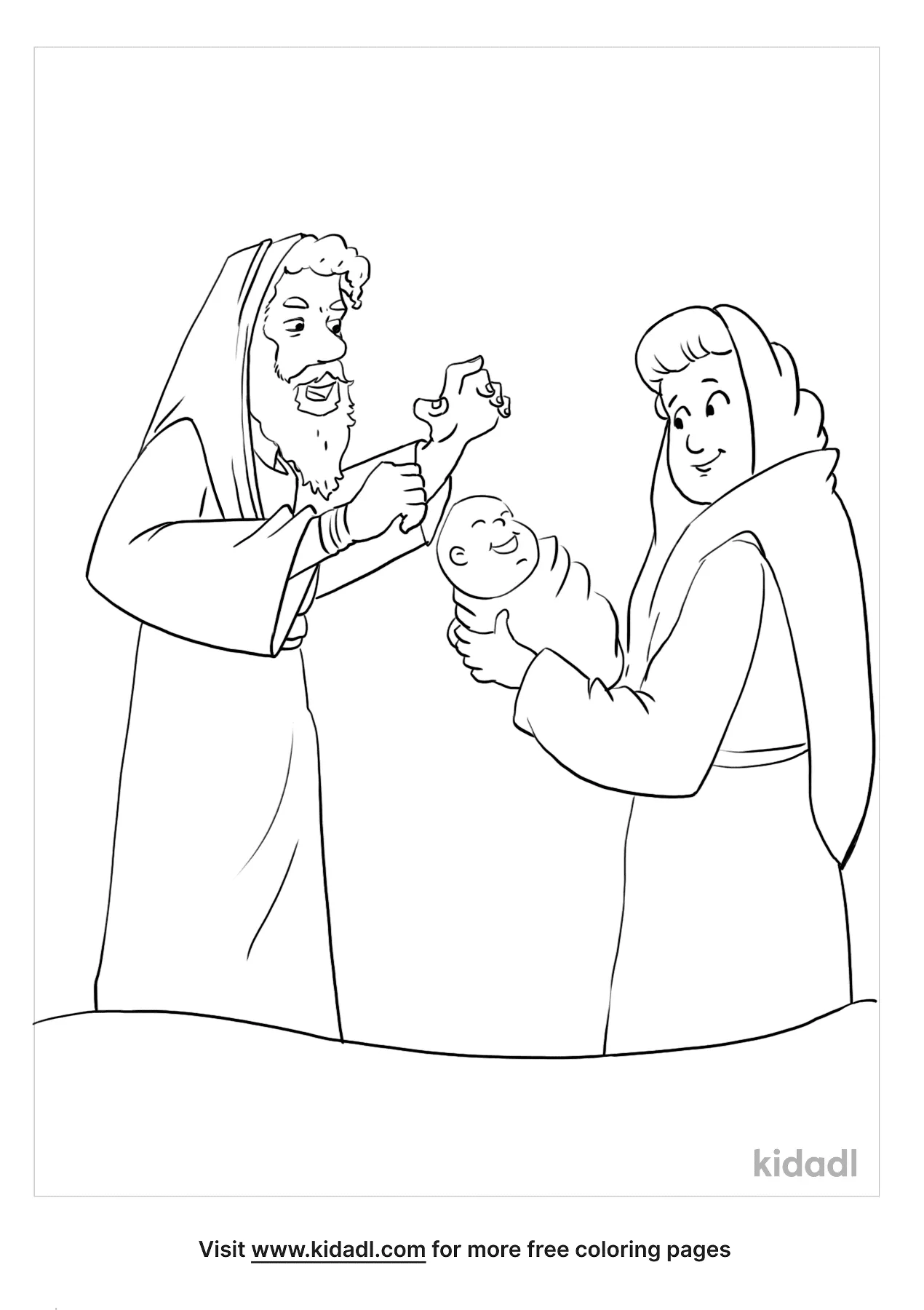 Abraham And Sarah Coloring Pages   Free Bible Coloring Pages   Kidadl