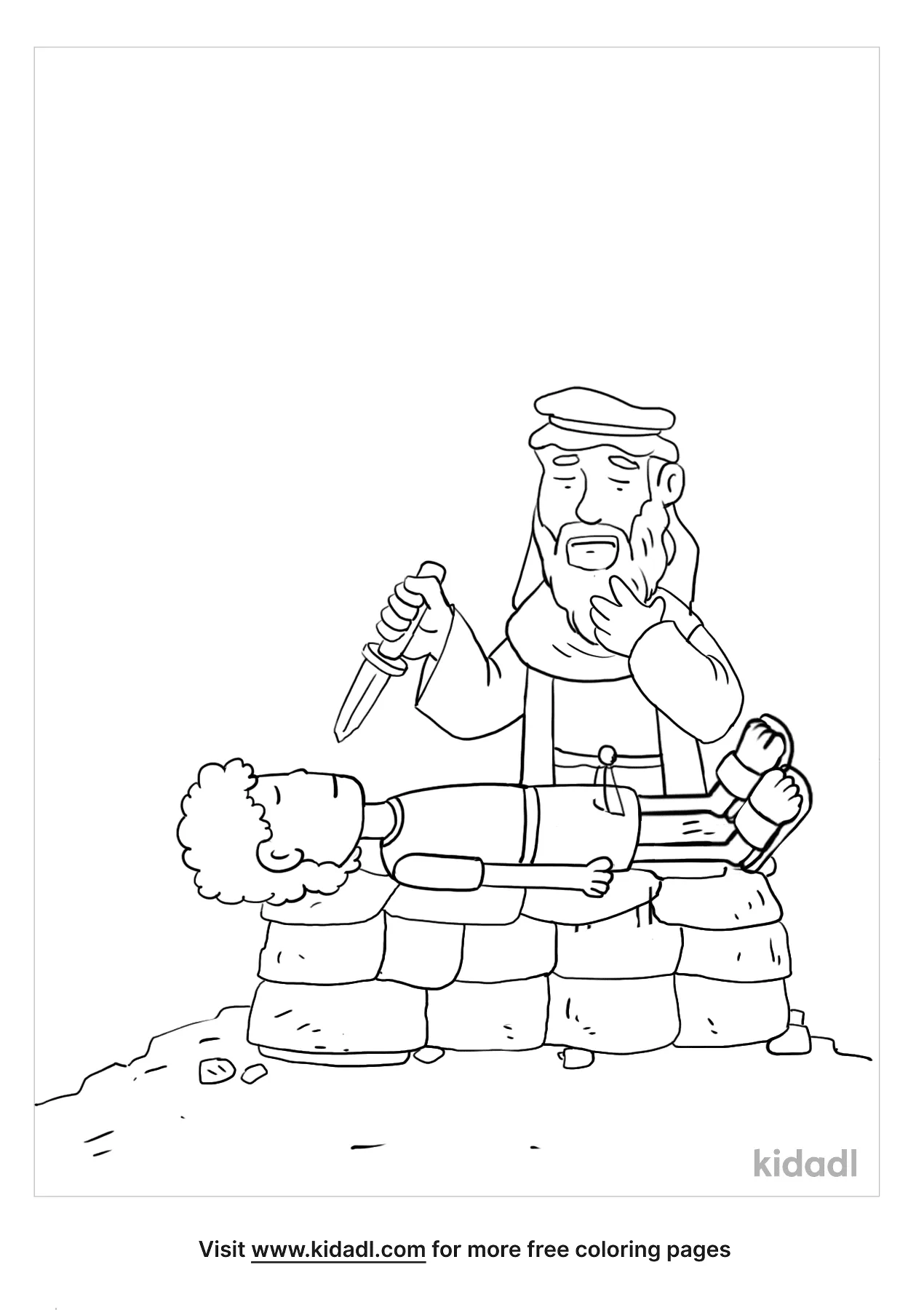 isaac coloring pages