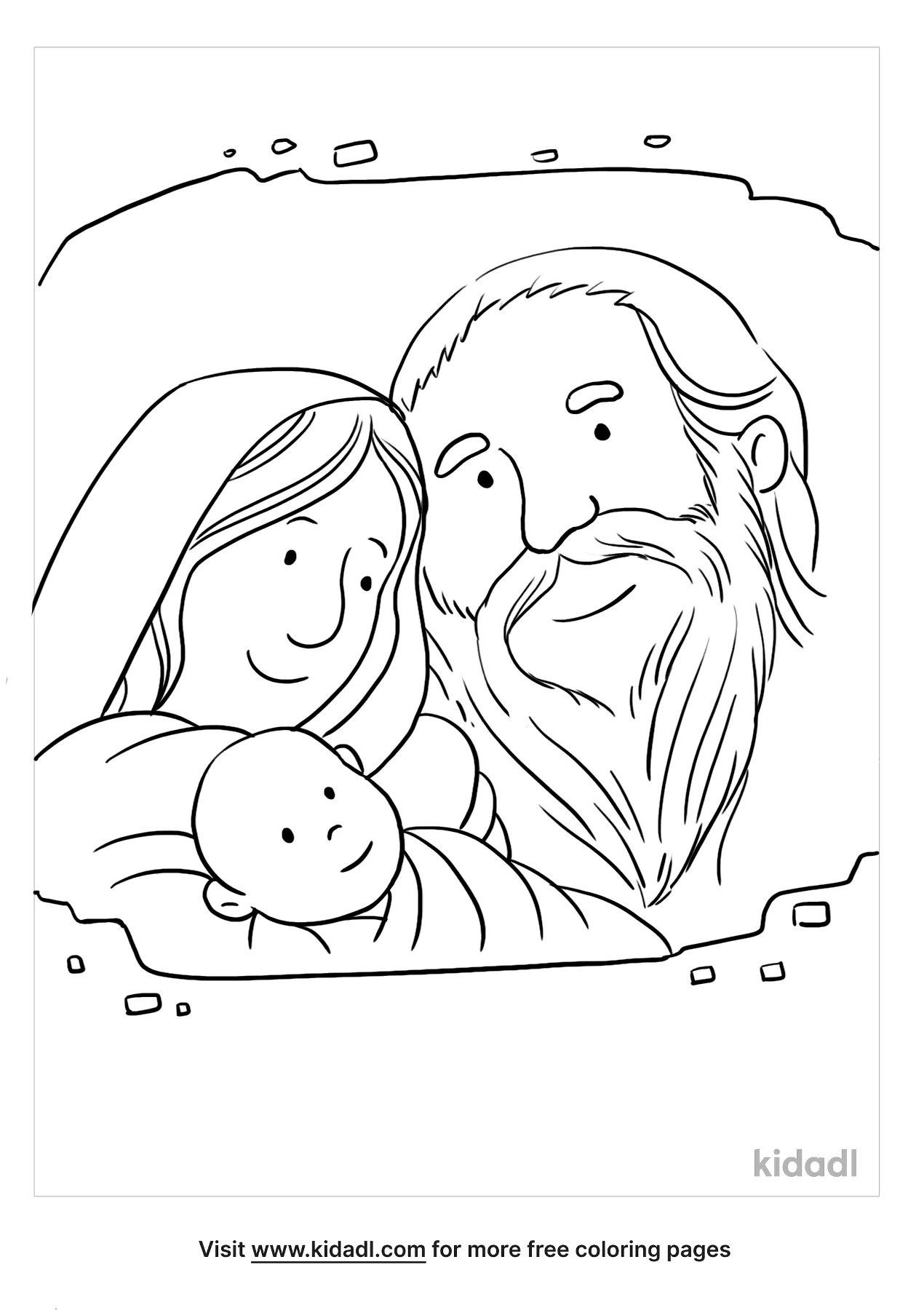 Abraham And Baby Isaac Coloring Pages