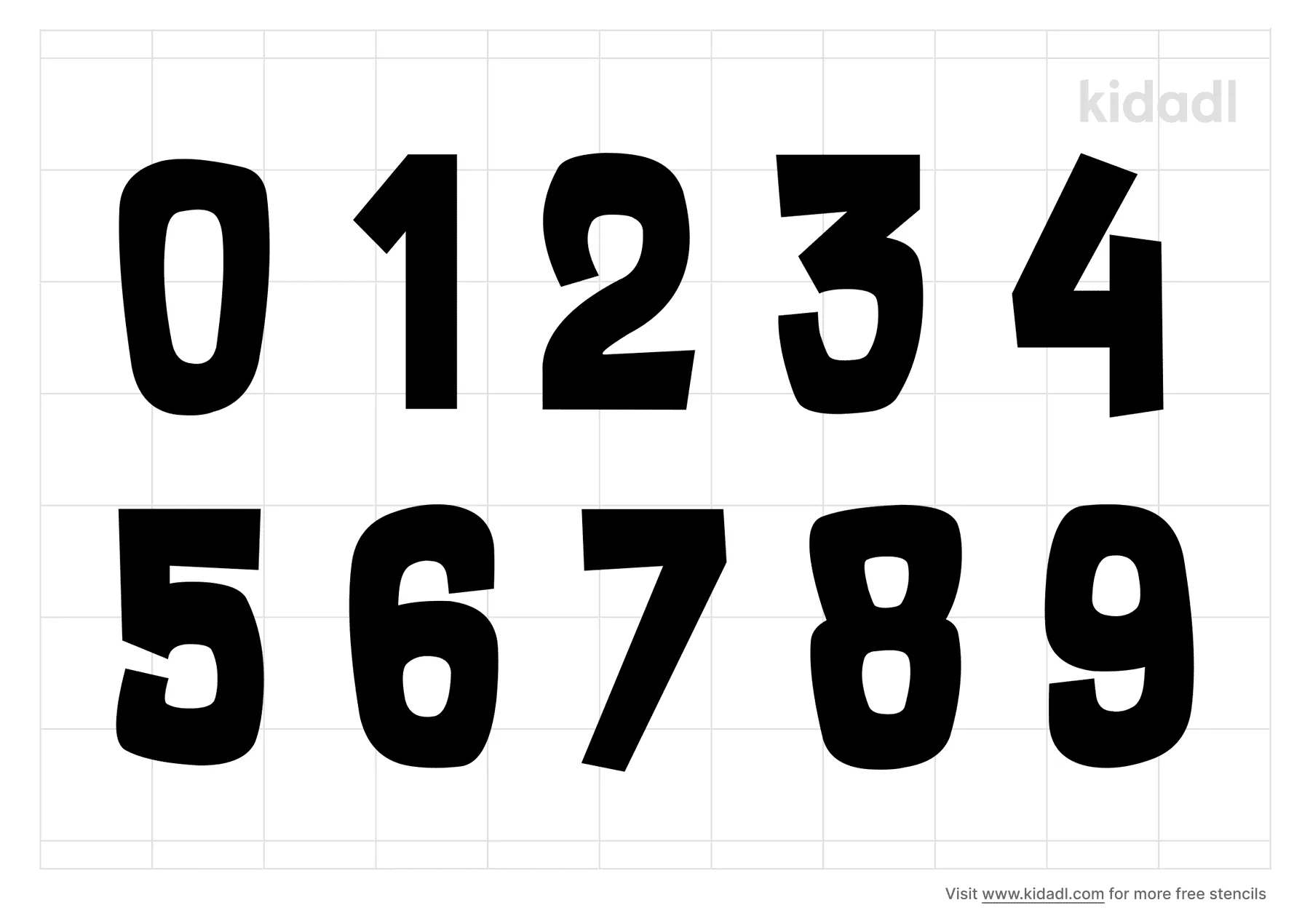 address number stencils free printable numbers stencils kidadl and numbers stencils free printable stencils kidadl