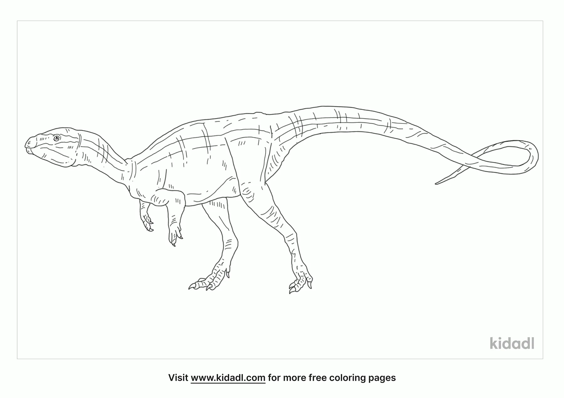 Agilisaurus Coloring Page