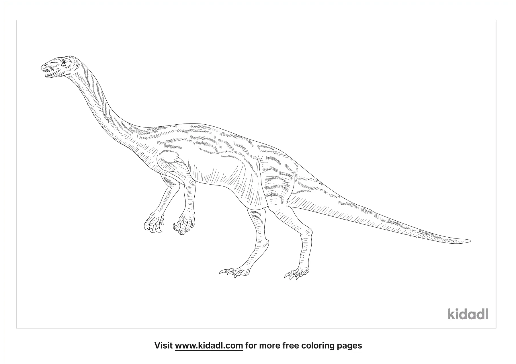 Anchisaurus Coloring Page
