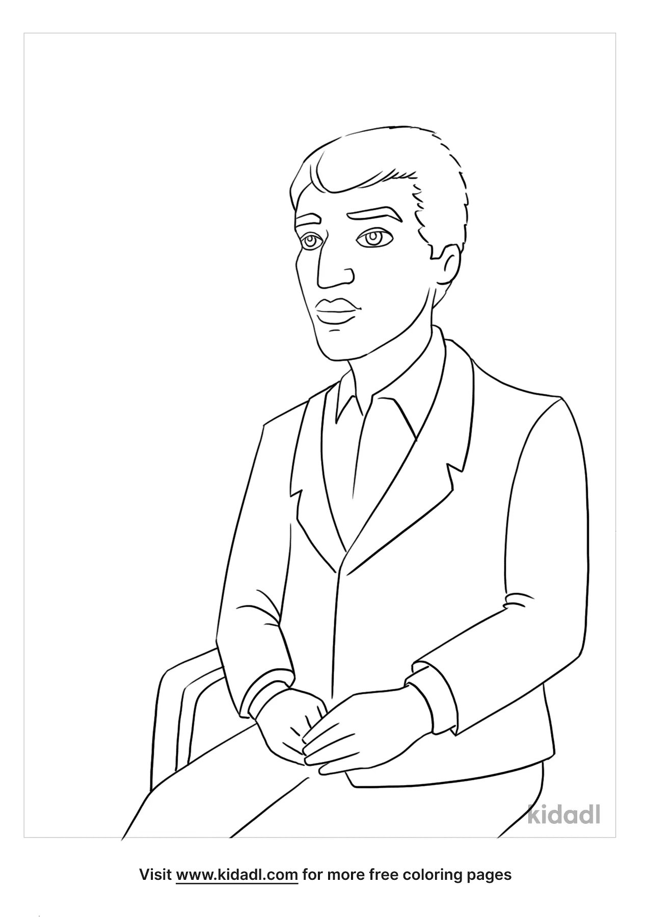 Free Andrew Jackson Coloring Page | Coloring Page Printables | Kidadl