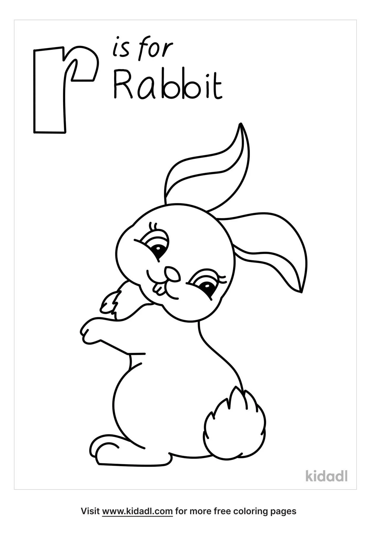 r is for coloring page