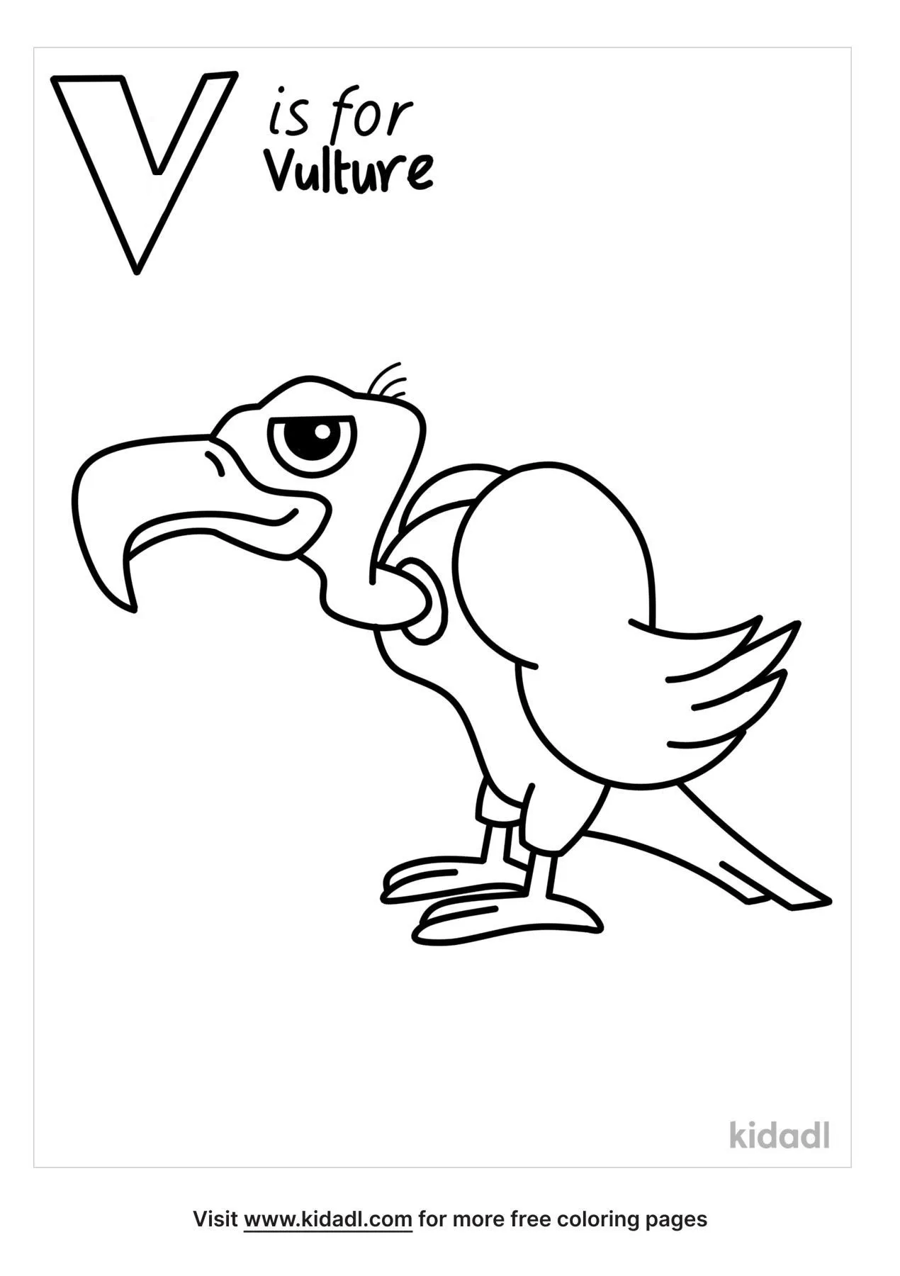 Free Animal That Starts With The Letter V Coloring Page | Coloring Page  Printables | Kidadl