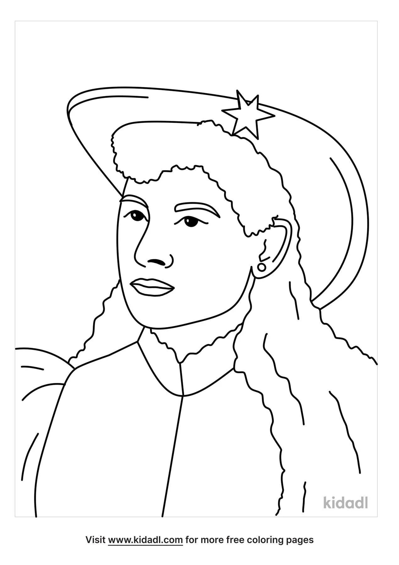 Annie Oakley Coloring Page