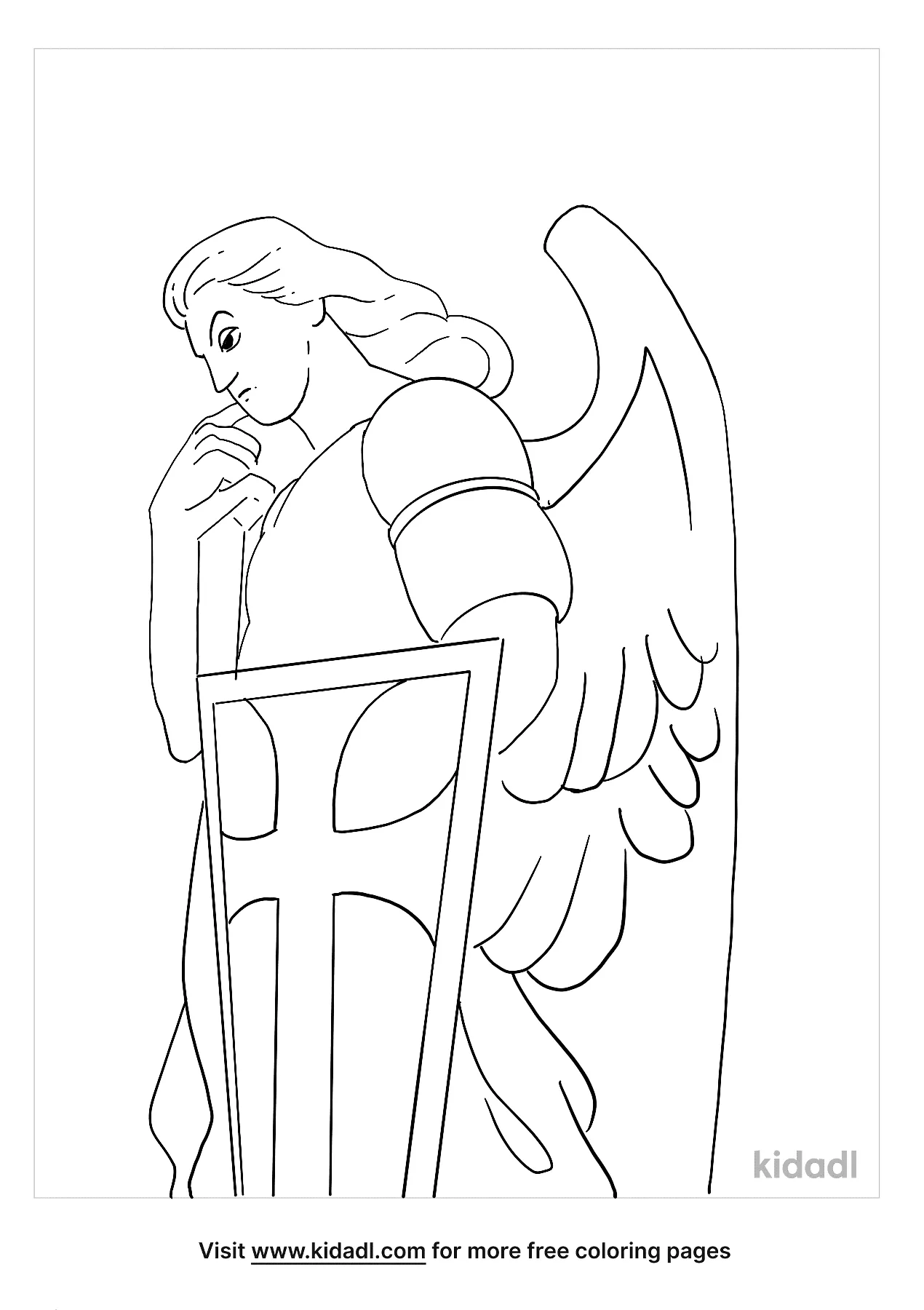 archangel coloring pages