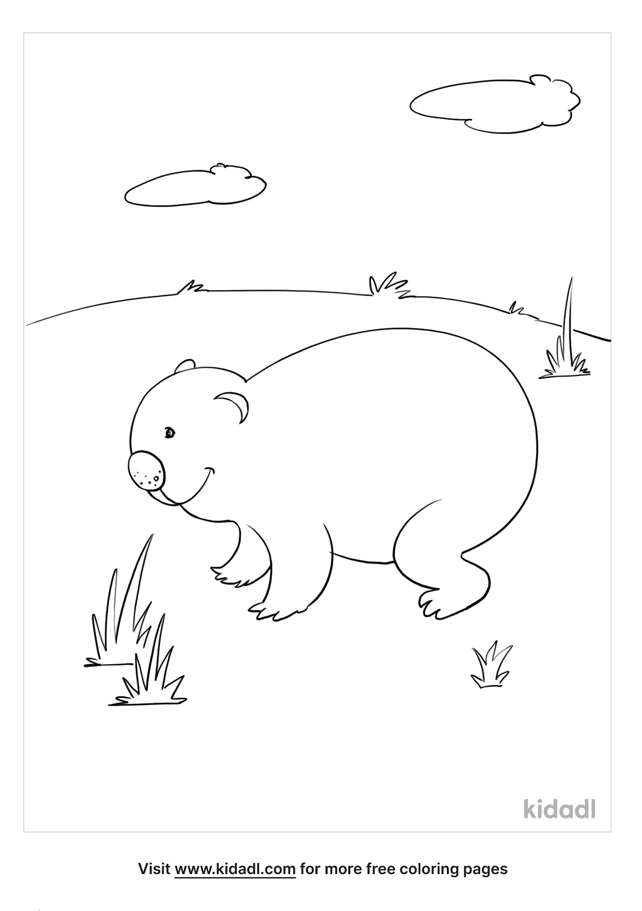 Australian Animals Coloring Pages   Free Australian Coloring Pages ...