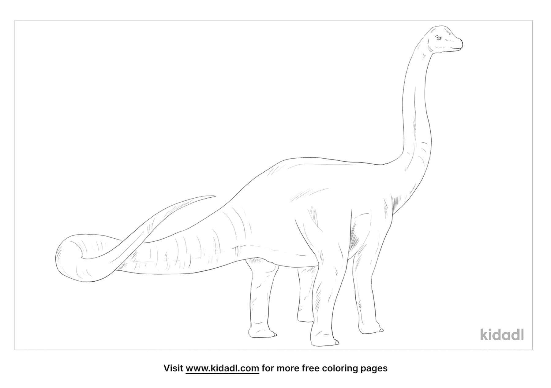 Austrosaurus Coloring Page