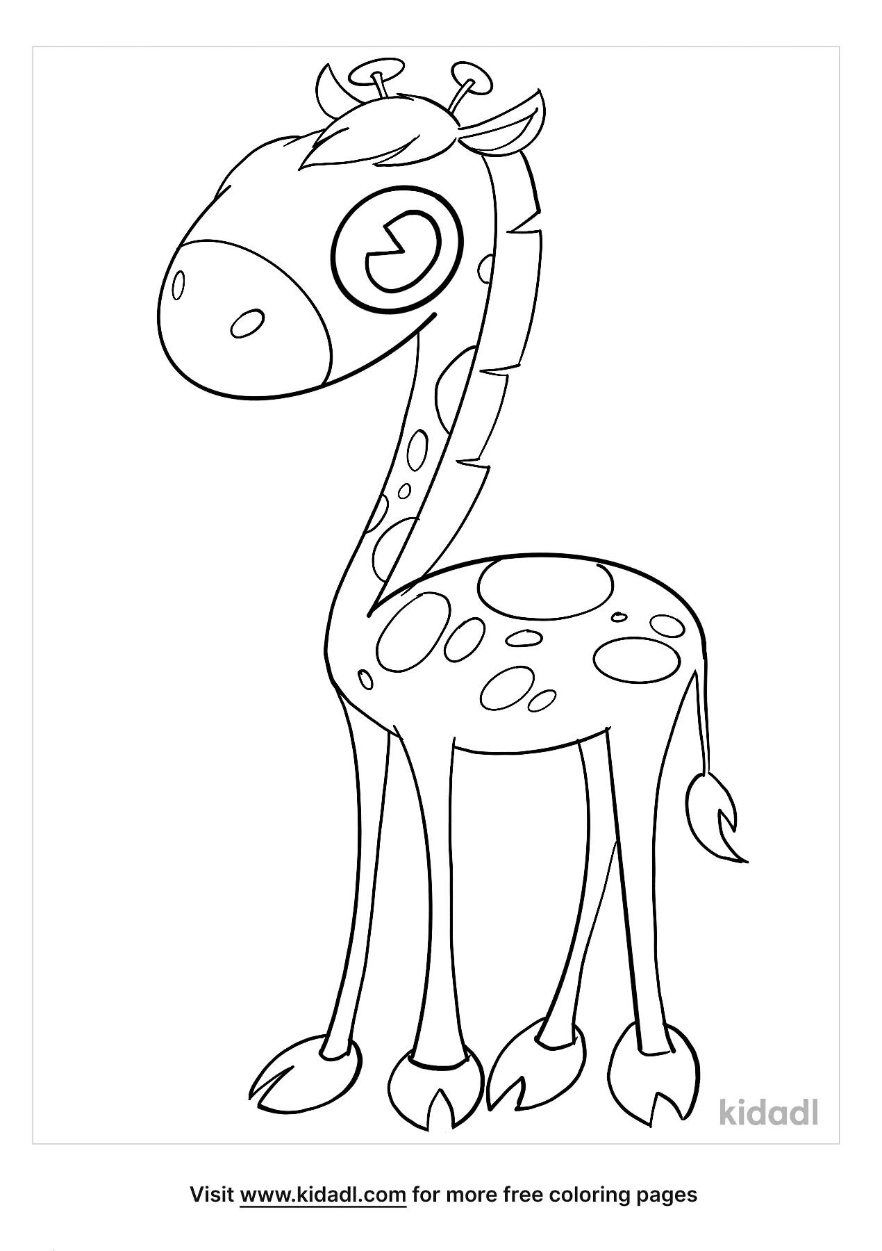 baby giraffe coloring pages free farm animals coloring pages kidadl