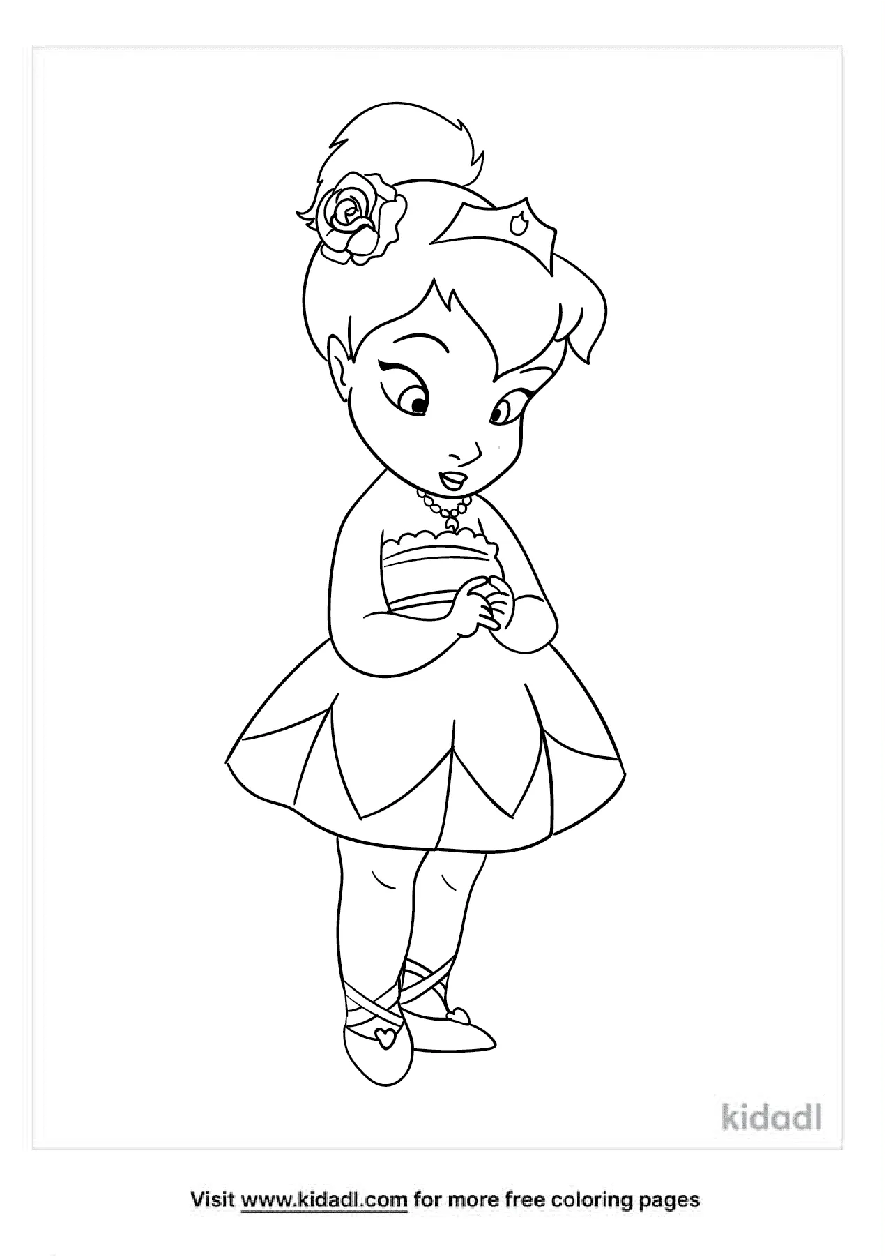 Baby Princess Coloring Pages   Free Princess Coloring Pages   Kidadl