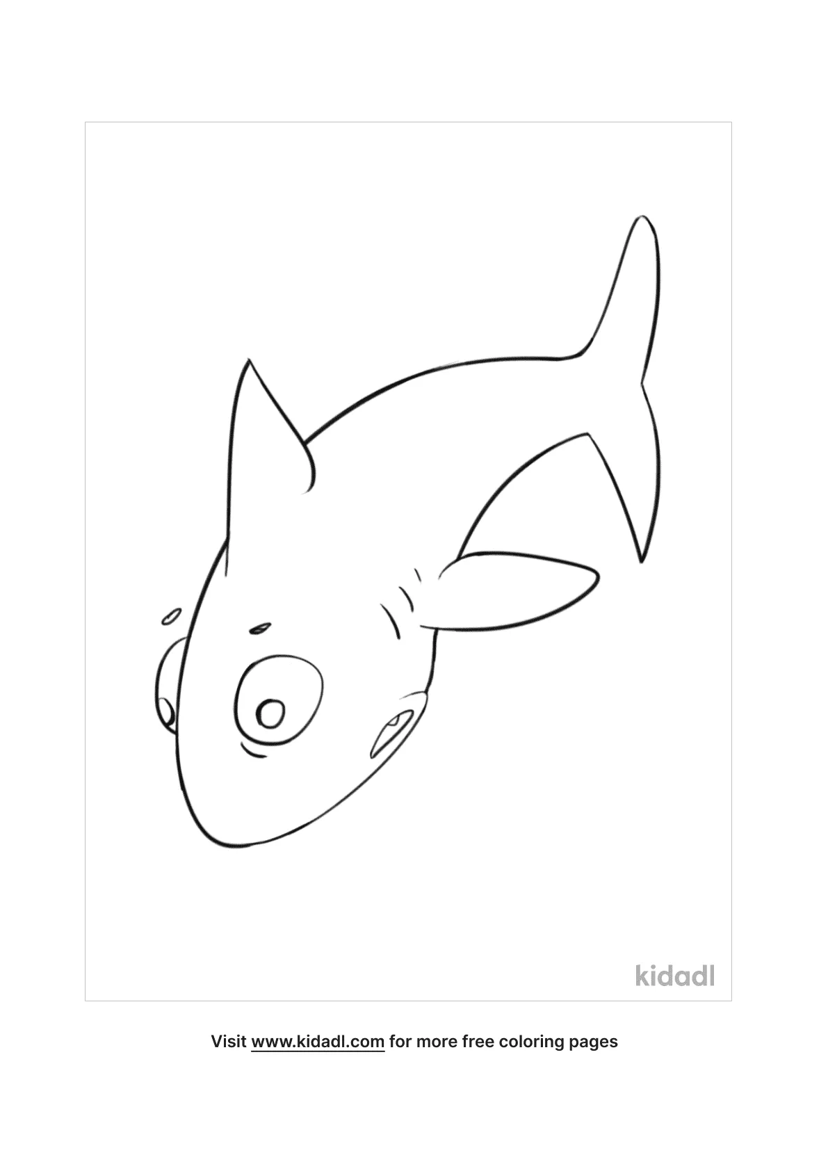 Baby Shark Coloring Pages Free Animals Coloring Pages Kidadl